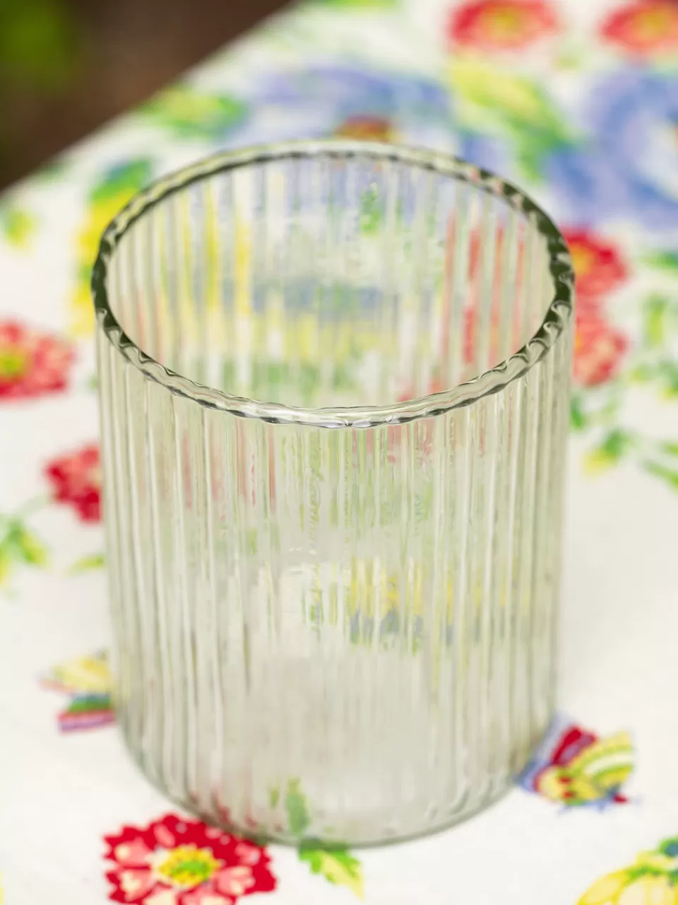 Lot de 6 verres à cocktail striés - Design rétro exclusif - Promotion éclair Collection April Cornell