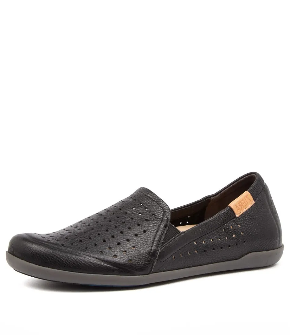 Escarpins ZIERA Liana - Confort élégant en cuir noir verni pour femme
