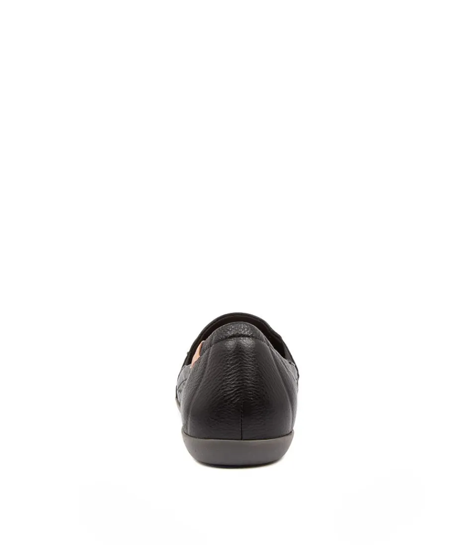 Escarpins ZIERA Liana - Confort élégant en cuir noir verni pour femme