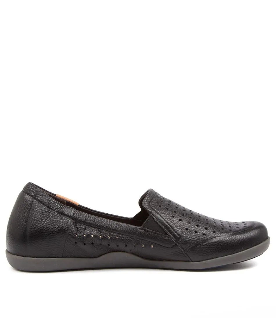 Escarpins ZIERA Liana - Confort élégant en cuir noir verni pour femme