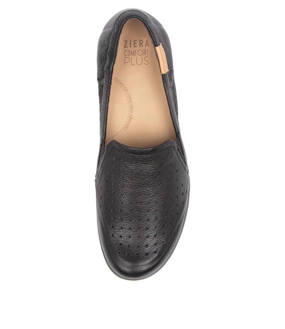 Escarpins ZIERA Liana - Confort élégant en cuir noir verni pour femme