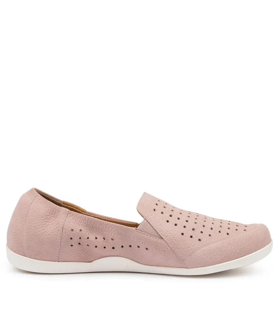 ZIERA Mocassins Femme Liana W - Détail Nacré & Tige Souple