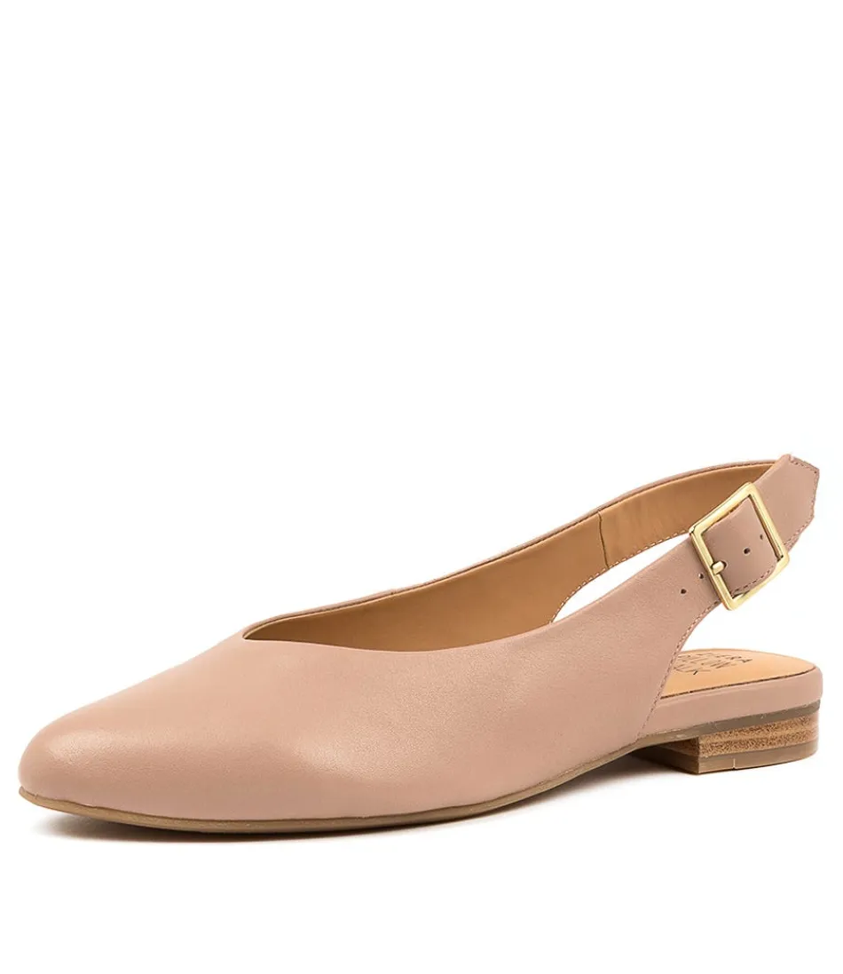 Élégance féminine ZIERA - Escarpins Lisa W en cuir rosé nacré pour un confort optimal
