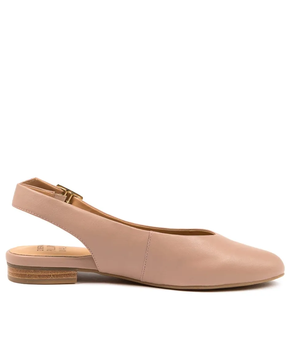 Élégance féminine ZIERA - Escarpins Lisa W en cuir rosé nacré pour un confort optimal