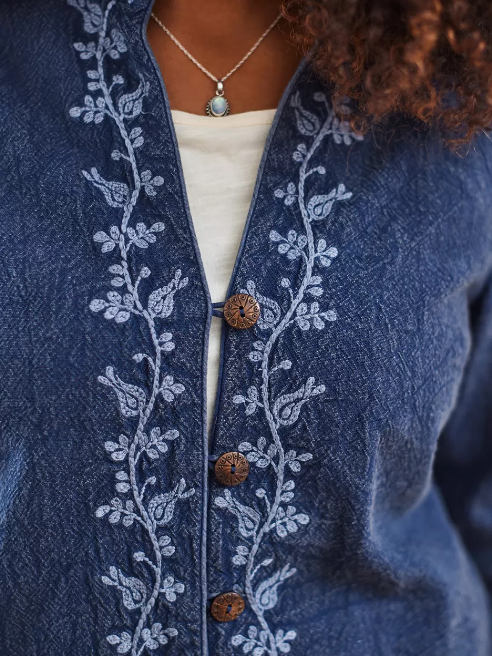 Blouson Littéraire April Cornell - Style Bohème Élégant à Prix Doux