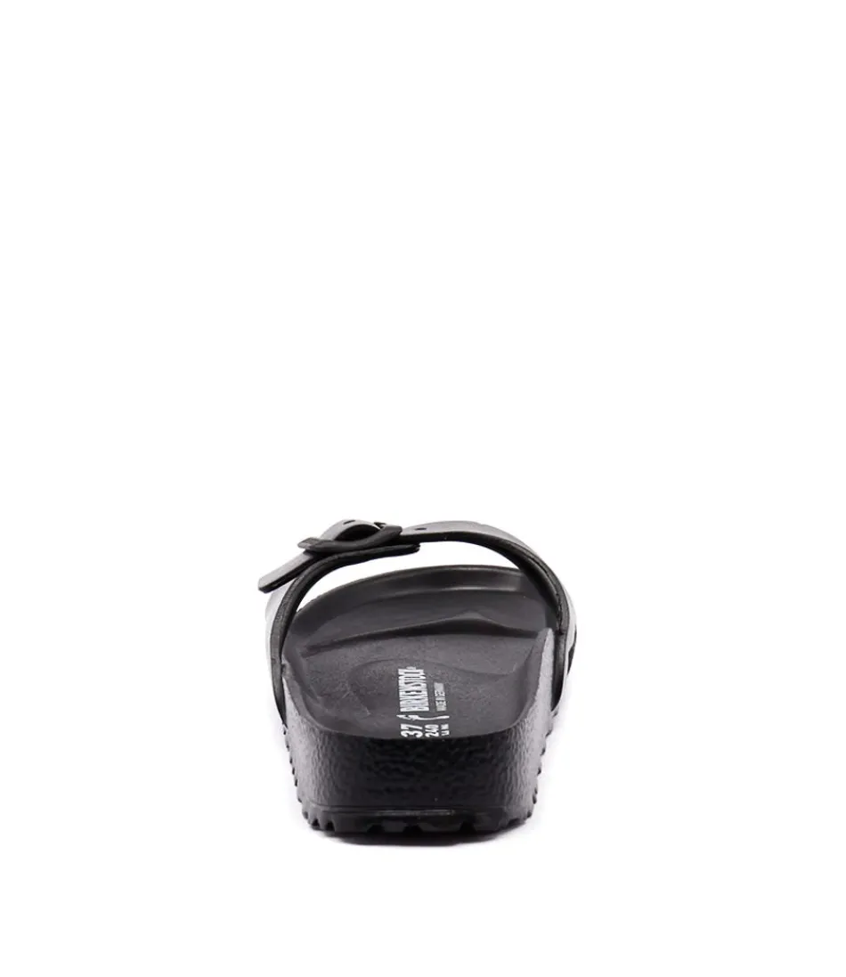 BIRKENSTOCK Madrid Eva - Sandales Ergonomiques Femme en Noir Léger  
Confort Optimal toute la journée - Marque Allemande Iconique  
Style Urbain Polyvalent avec Semelle Anatomique