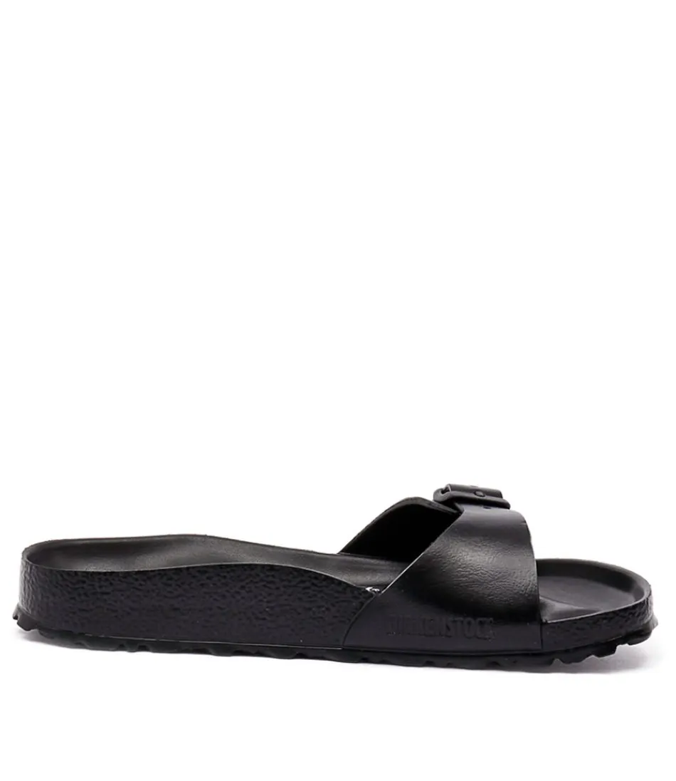 BIRKENSTOCK Madrid Eva - Sandales Ergonomiques Femme en Noir Léger  
Confort Optimal toute la journée - Marque Allemande Iconique  
Style Urbain Polyvalent avec Semelle Anatomique
