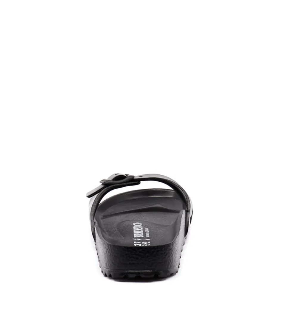 BIRKENSTOCK Madrid Eva - Sandales Ergonomiques Femme en Noir Léger  
Confort Optimal toute la journée - Marque Allemande Iconique  
Style Urbain Polyvalent avec Semelle Anatomique