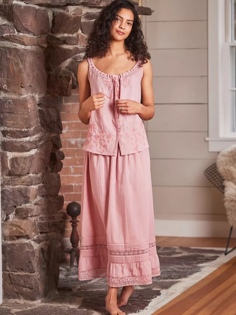 Jupon féminin léger en dentelle · Collection printanière April Cornell
