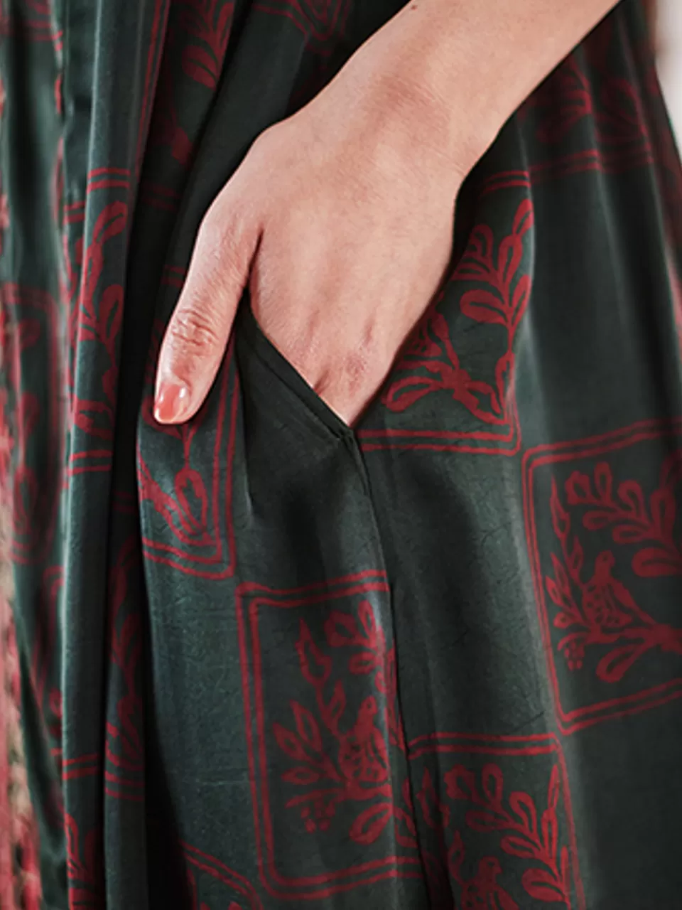 Élégante Veste Longue April Cornell - Style Bohème Léger pour Printemps