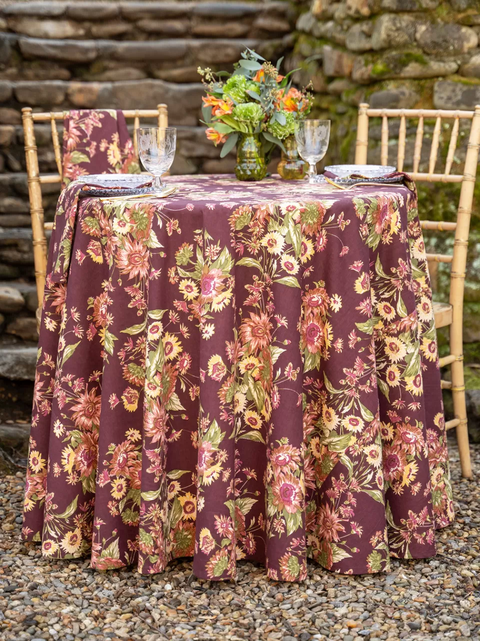 Nappe Brodée Marguerite | Collection Printanière April Cornell