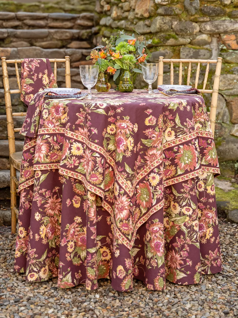 Nappe Brodée Marguerite | Collection Printanière April Cornell