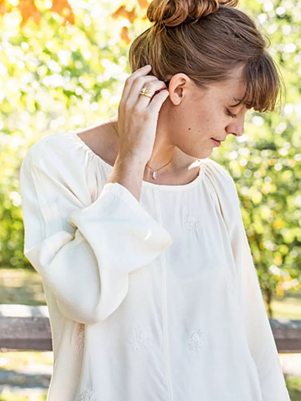 Chemisier Bohème Mariana à Broderies - Nouveauté Printemps par April Cornell