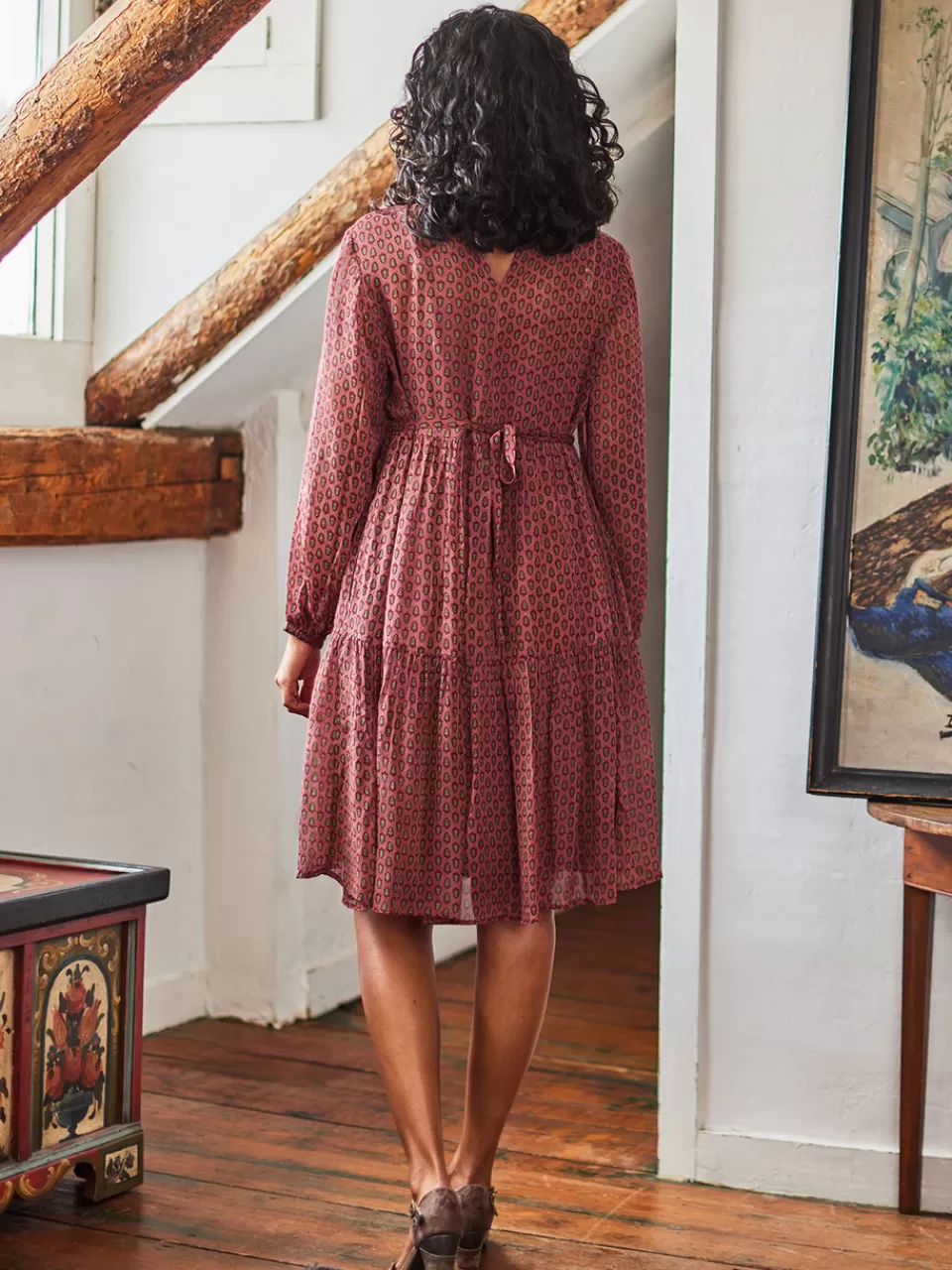 Robe Méditerranéenne Paisley - Élégance Printanière chez April Cornell