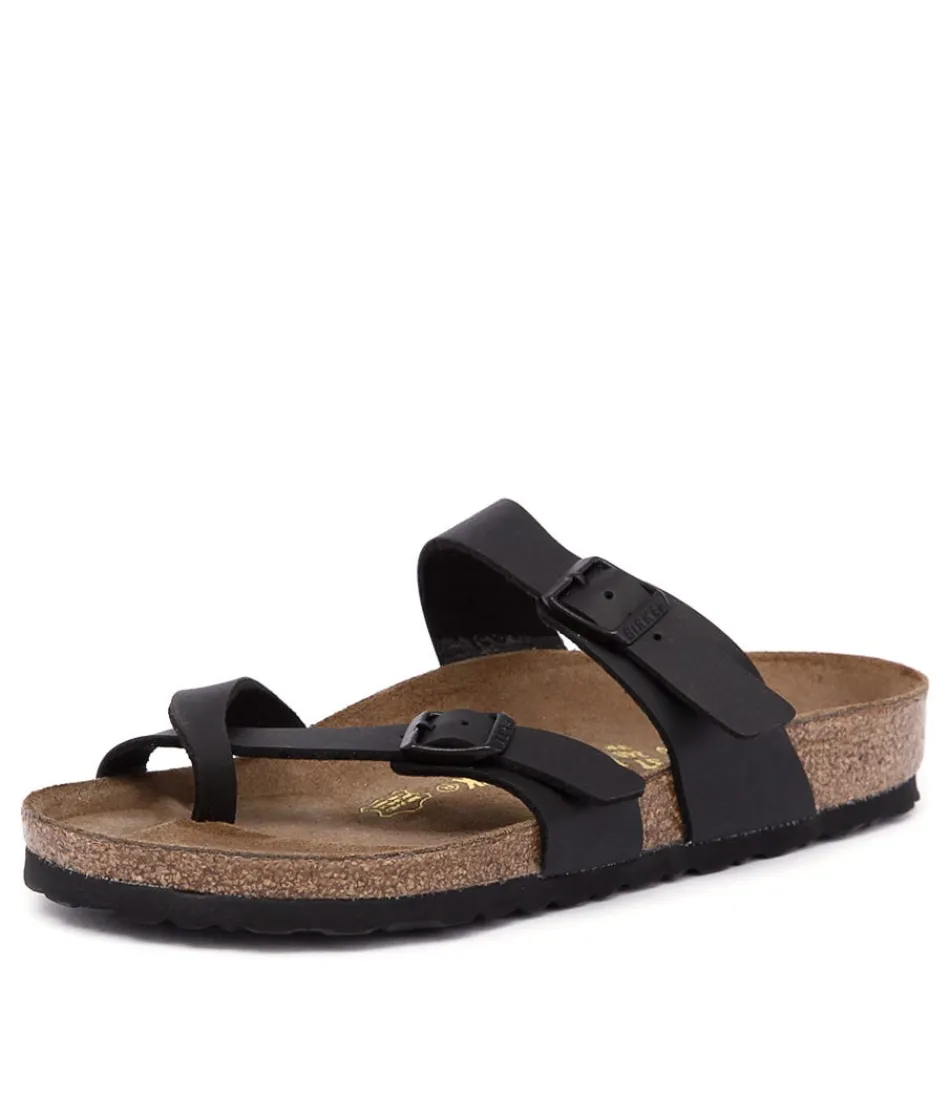 Sandales Femme BIRKENSTOCK Mayari - Noir Birko-Flor  
Confort Optimal & Style Urbain  
Marque Allemande Reconnue  
Semelle Anatomique pour Marche Naturelle  
Sandales d'été Élégantes avec Empiècements Souples  
Idéal pour Ville/Vacances - Taille Réelle  

(Note : J'ai restructuré les informations clés avec des formulations courantes en e-commerce français, ajouté des détails techniques valorisants comme 