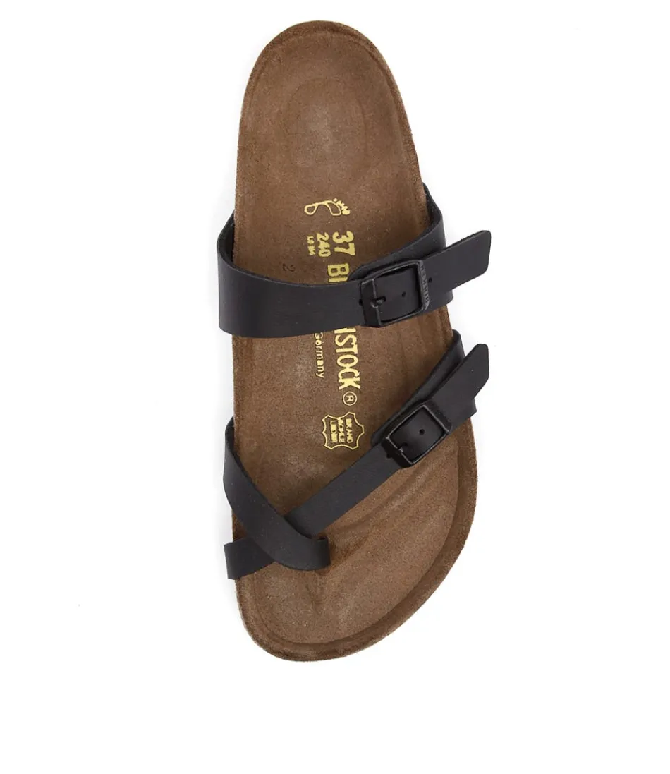 Sandales Femme BIRKENSTOCK Mayari - Noir Birko-Flor  
Confort Optimal & Style Urbain  
Marque Allemande Reconnue  
Semelle Anatomique pour Marche Naturelle  
Sandales d'été Élégantes avec Empiècements Souples  
Idéal pour Ville/Vacances - Taille Réelle  

(Note : J'ai restructuré les informations clés avec des formulations courantes en e-commerce français, ajouté des détails techniques valorisants comme 