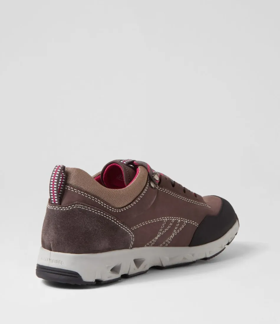 Baskets Femme Josef Seibel Confort Noih 58 - Cuir Souple Multi-Tons Gris Asphalte - Chaussures Décontractées Ergonomiques