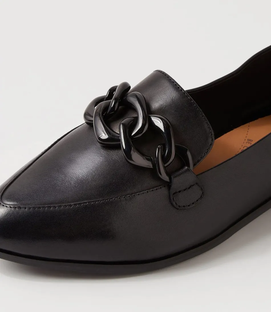 Mocassins Femme ZIERA en Cuir Souple Noir - Modèle Olange Xw, Élégance Urbaine