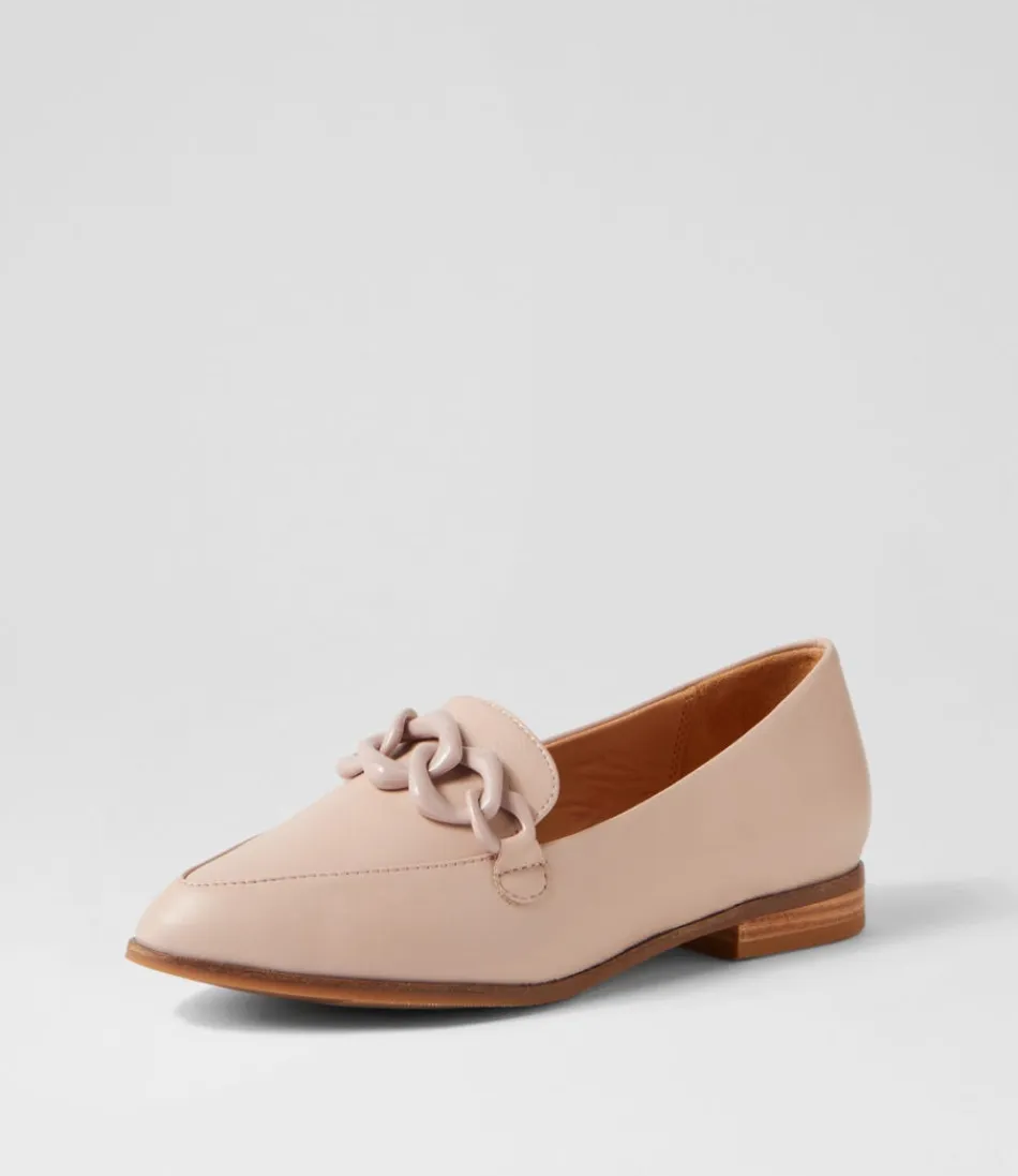 Mocassins ZIERA pour Femme – Cuir Souple Rosé Olange XW, Confort Élégant
