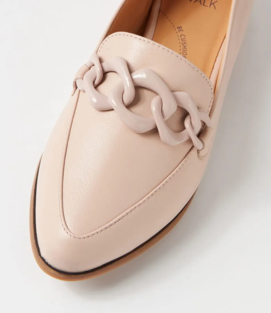 Mocassins ZIERA pour Femme – Cuir Souple Rosé Olange XW, Confort Élégant