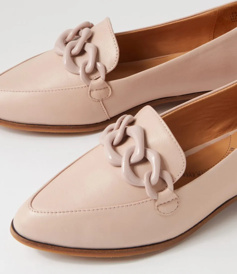 Mocassins ZIERA pour Femme – Cuir Souple Rosé Olange XW, Confort Élégant
