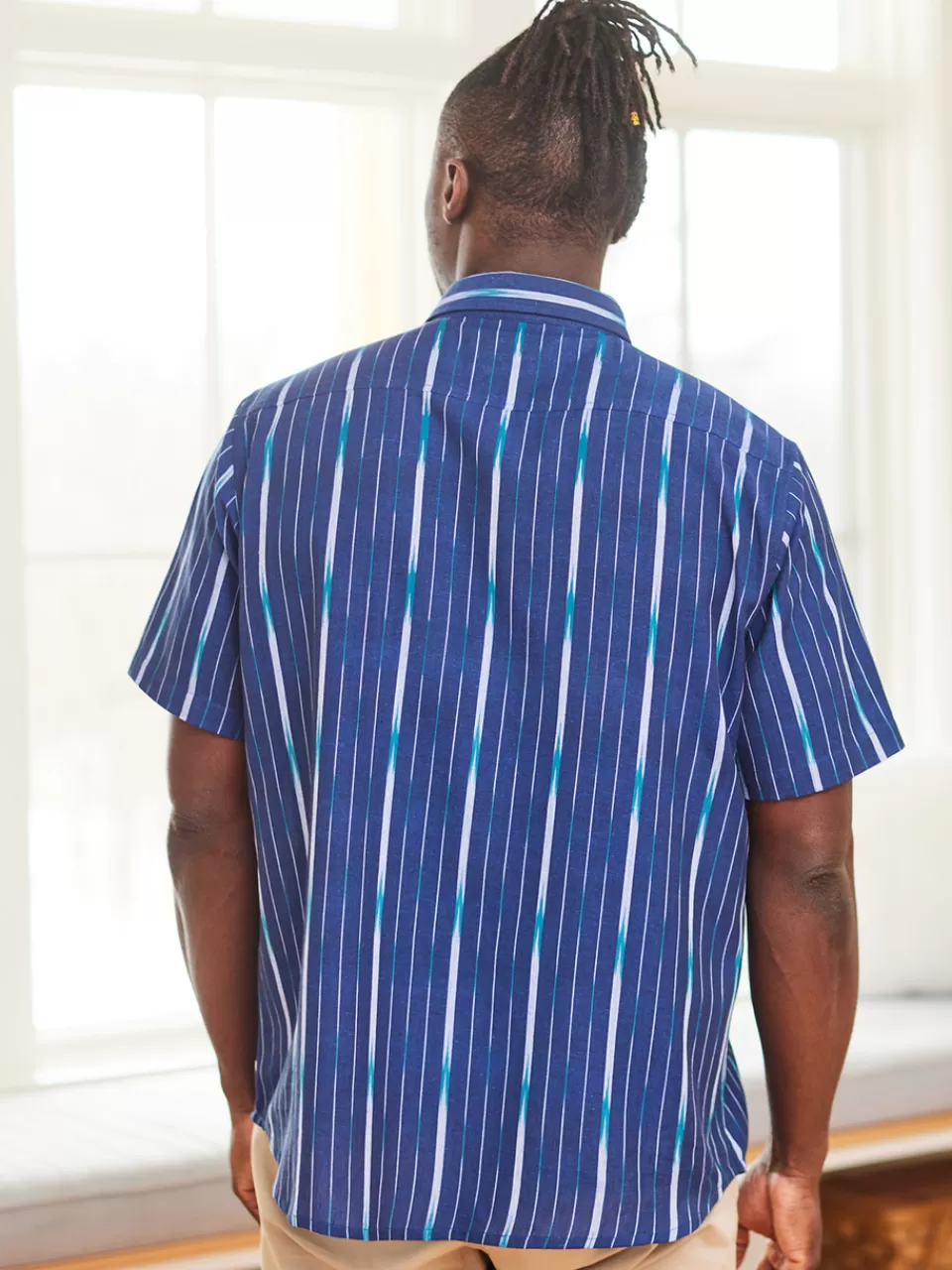 Chemise Voyage Ikat – Collection Printanière Élégante | Boutique April Cornell