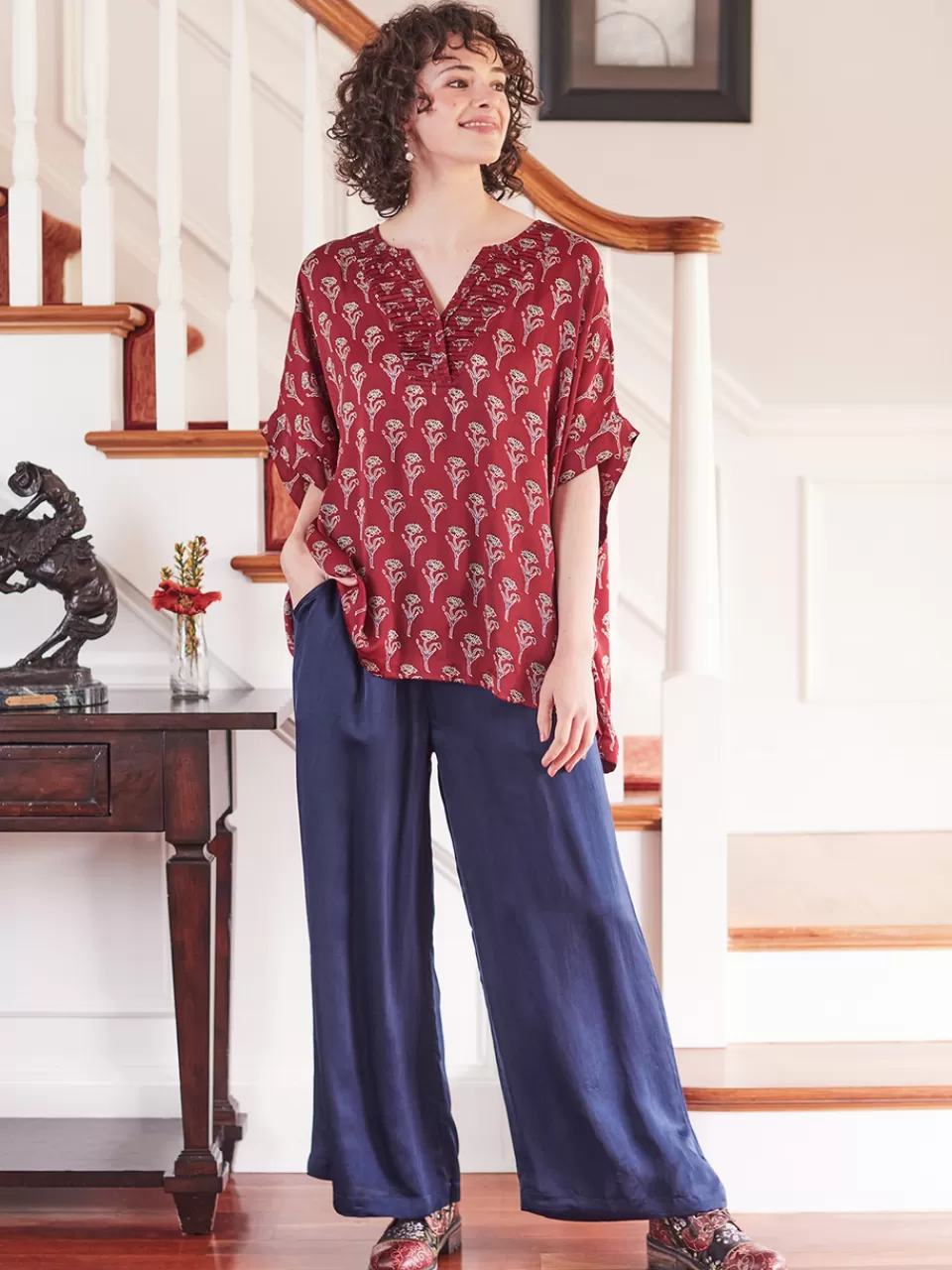 Pantalon satiné élégant Orchestra - Dernière chance sur la collection April Cornell