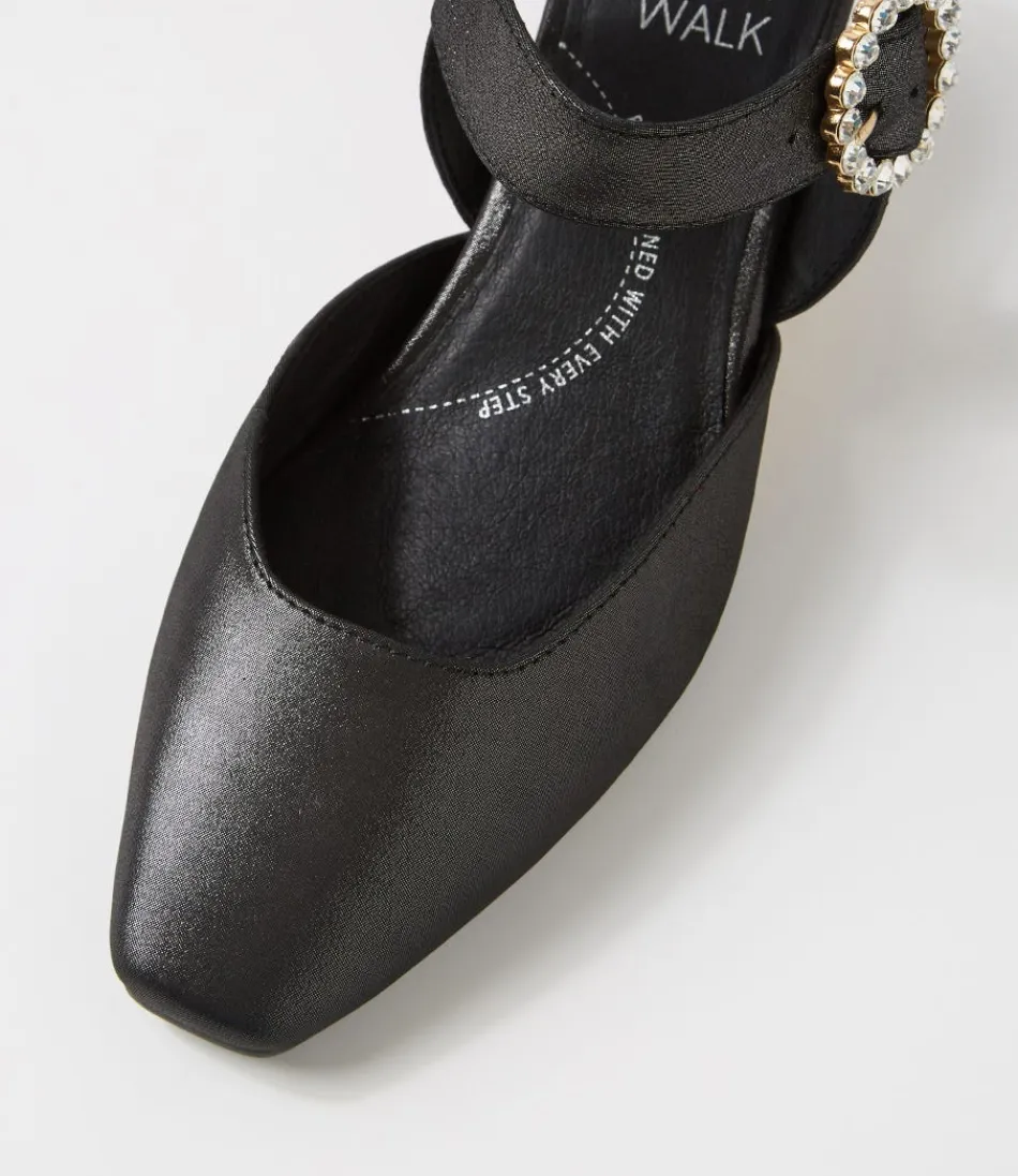 Escarpins élégants Orella Xw en cuir scintillant noir - Chaussures femme ZIERA