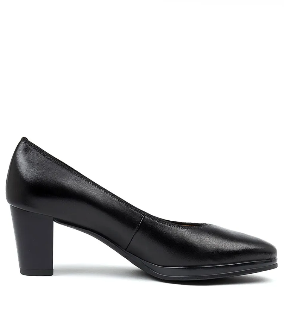 Escarpins Femme Confort Optimal - Modèle Orly 36 en Cuir Véritable Noir