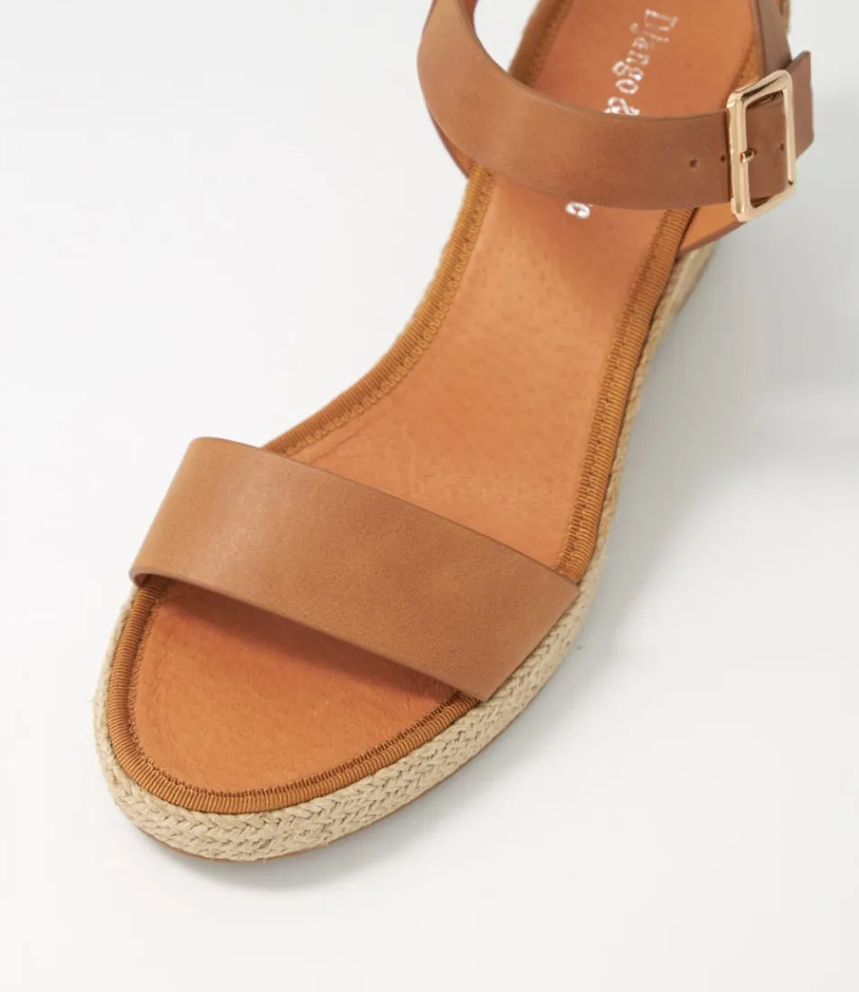 DJANGO & JULIETTE - Espadrilles Femme Modèle Pakko en Cuir Multicolore, Beige Naturel avec Semelle en Jute - Style Bohème Confortable