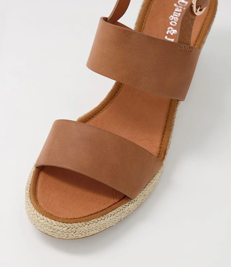 Espadrilles DJANGO & JULIETTE pour Femme - Cuir Souple Naturel Multicolore 'Pama Tan', Style Bohème Confortable