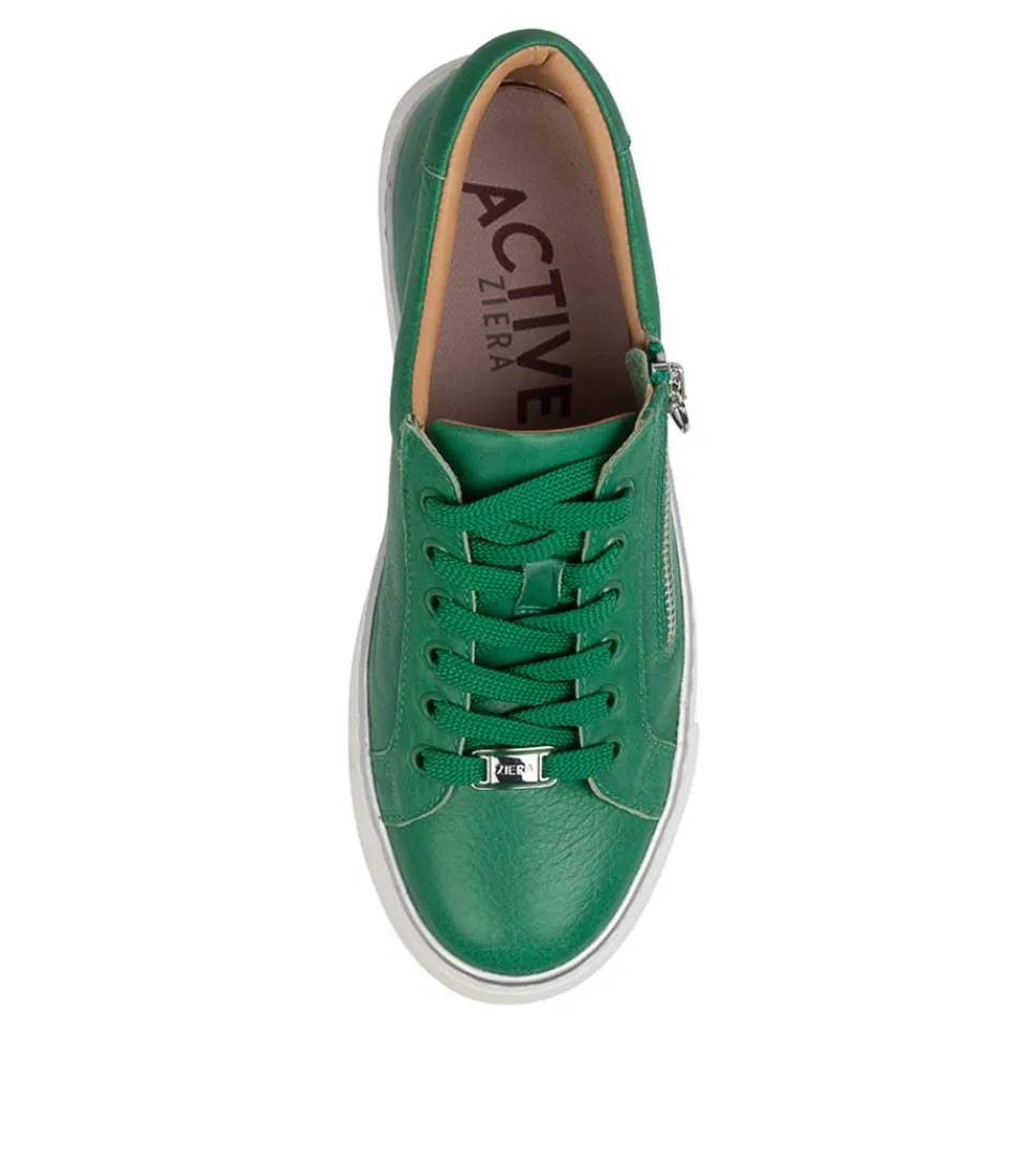 Escarpins Pamela XF pour Femme - Cuir Émeraude Confortable par ZIERA