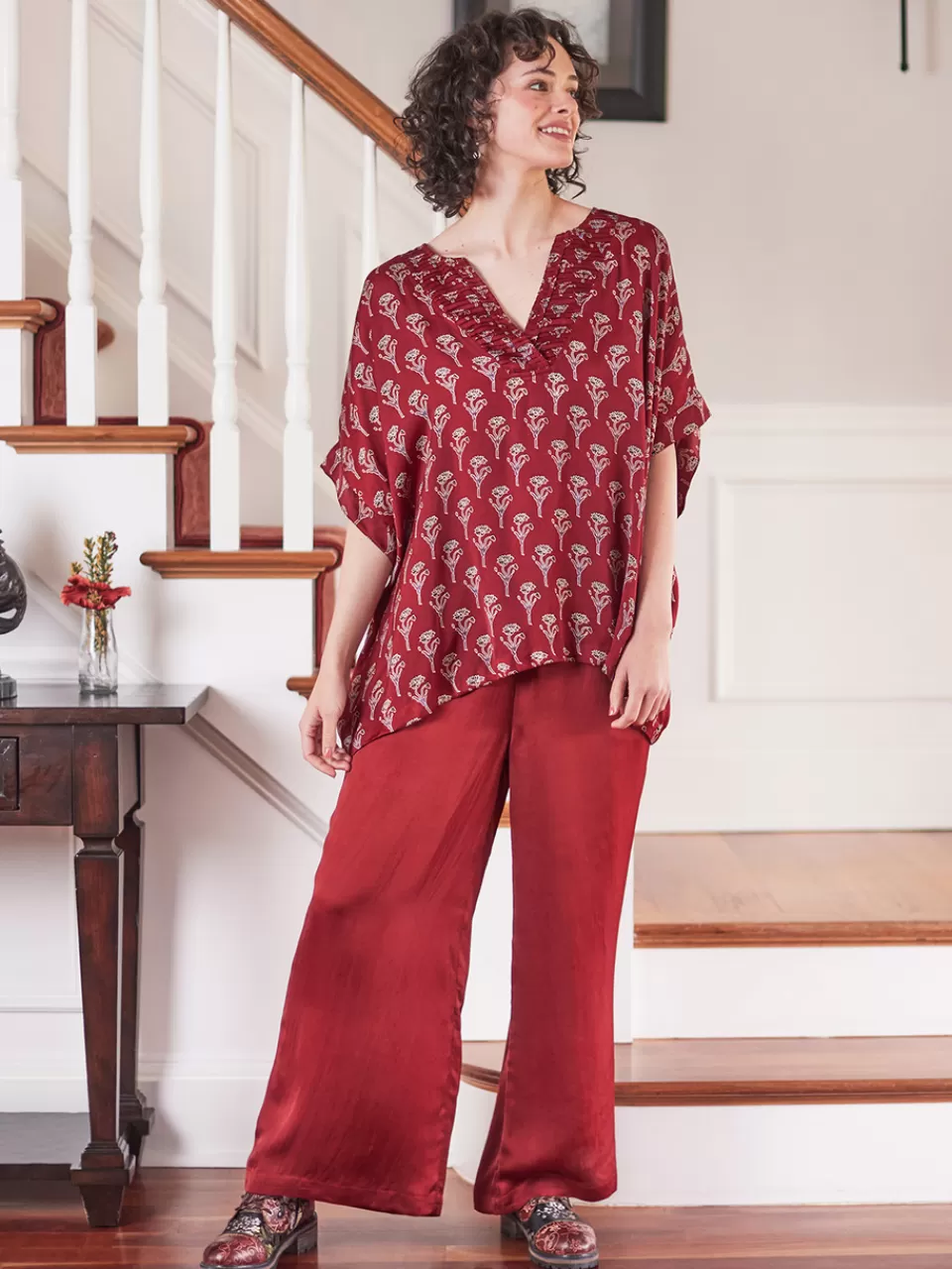 Blouse Bohème Élégante 