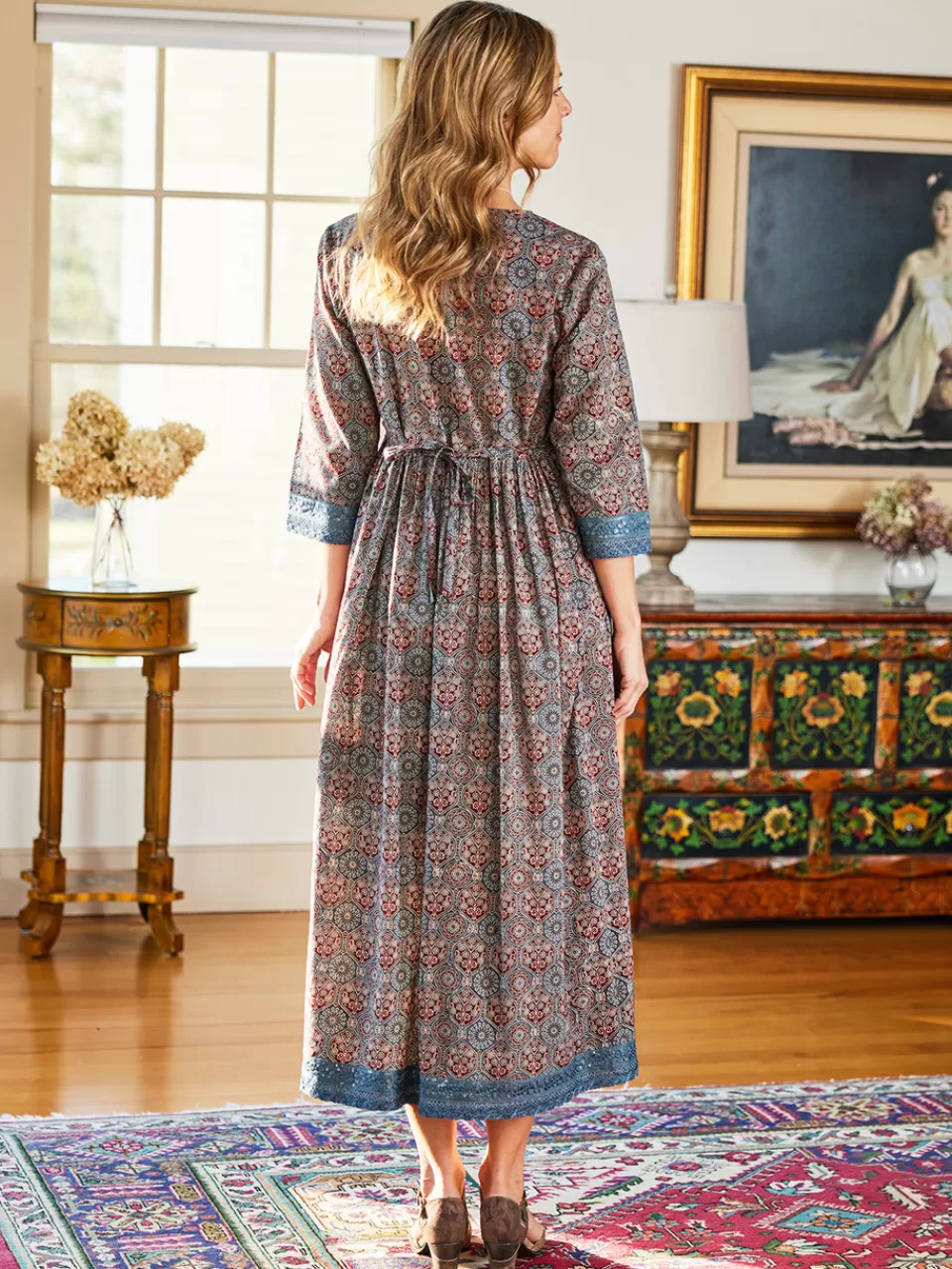 Robe Élégante Persia • Collection Printanière April Cornell avec Motifs Ethniques Bohèmes