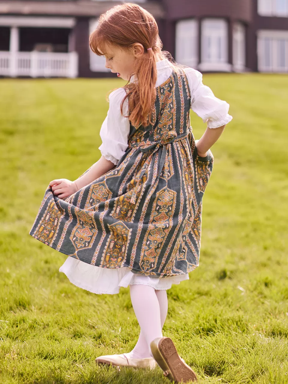 Élégantes robes fillettes inspirées du Pérou - Collection printemps April Cornell en promotions