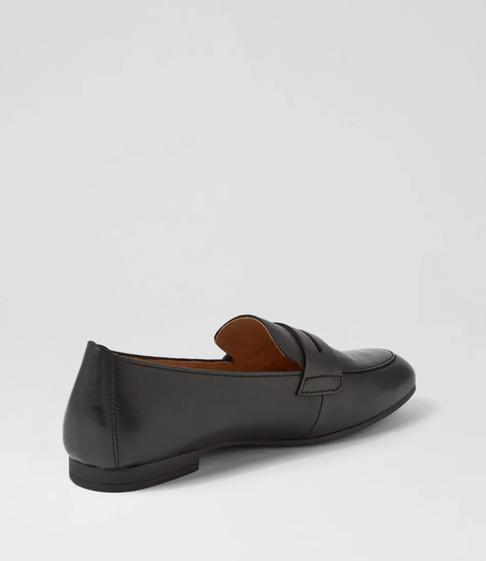 GABOR Phoebe : Mocassins en Cuir Souple pour Femme - Confort Assuré et Style Intemporel (Noir Élégant)