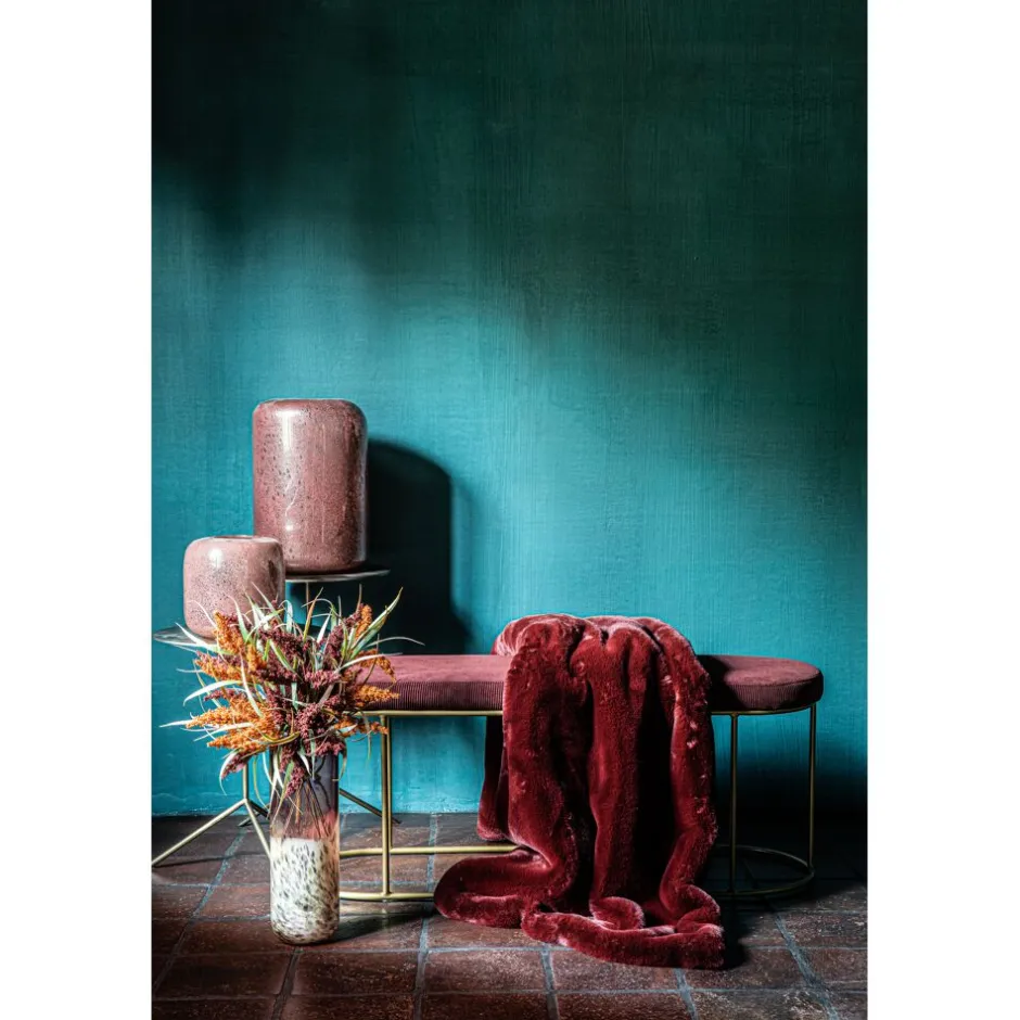 Fleur Artificielle Réaliste PLANDAI · Décoration intérieure synthétique · Hauteur 46 cm · Nuance épicée curry · Design durable pour espaces contemporains