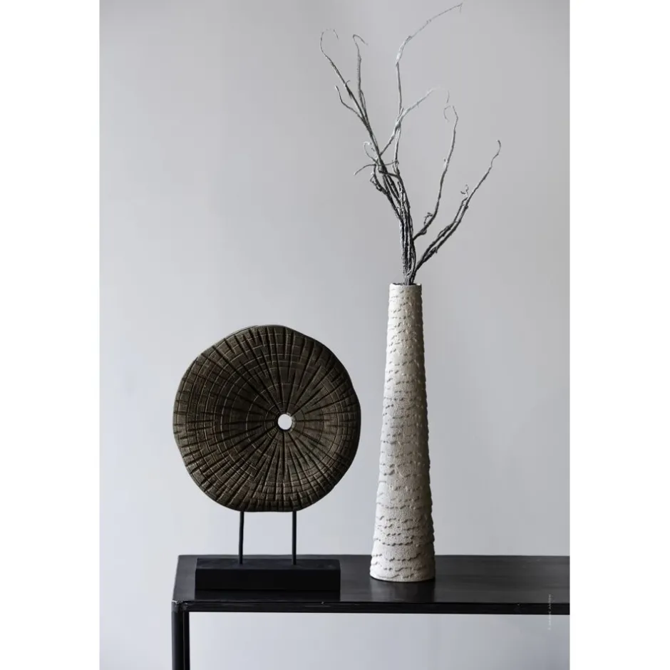 Branche décorative printanière synthétique - Décoration intérieur durable - 80 cm de hauteur avec base de 20 cm - Ton brun naturel pour ambiance chaleureuse (Collection Pomax Plantes)