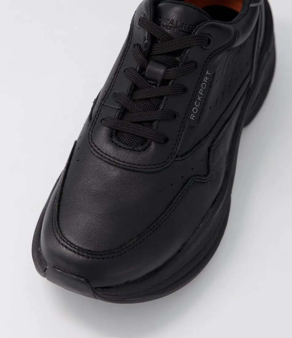 ROCKPORT pour Femme - Chaussures de Sport Pro Walker en Cuir Noir | Élégance Urbaine & Confort Optimal 

（：，，，）