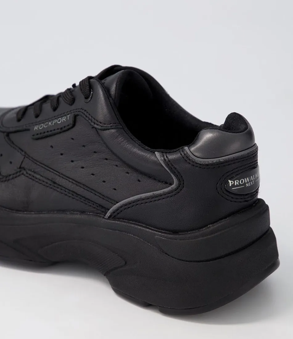 ROCKPORT pour Femme - Chaussures de Sport Pro Walker en Cuir Noir | Élégance Urbaine & Confort Optimal 

（：，，，）