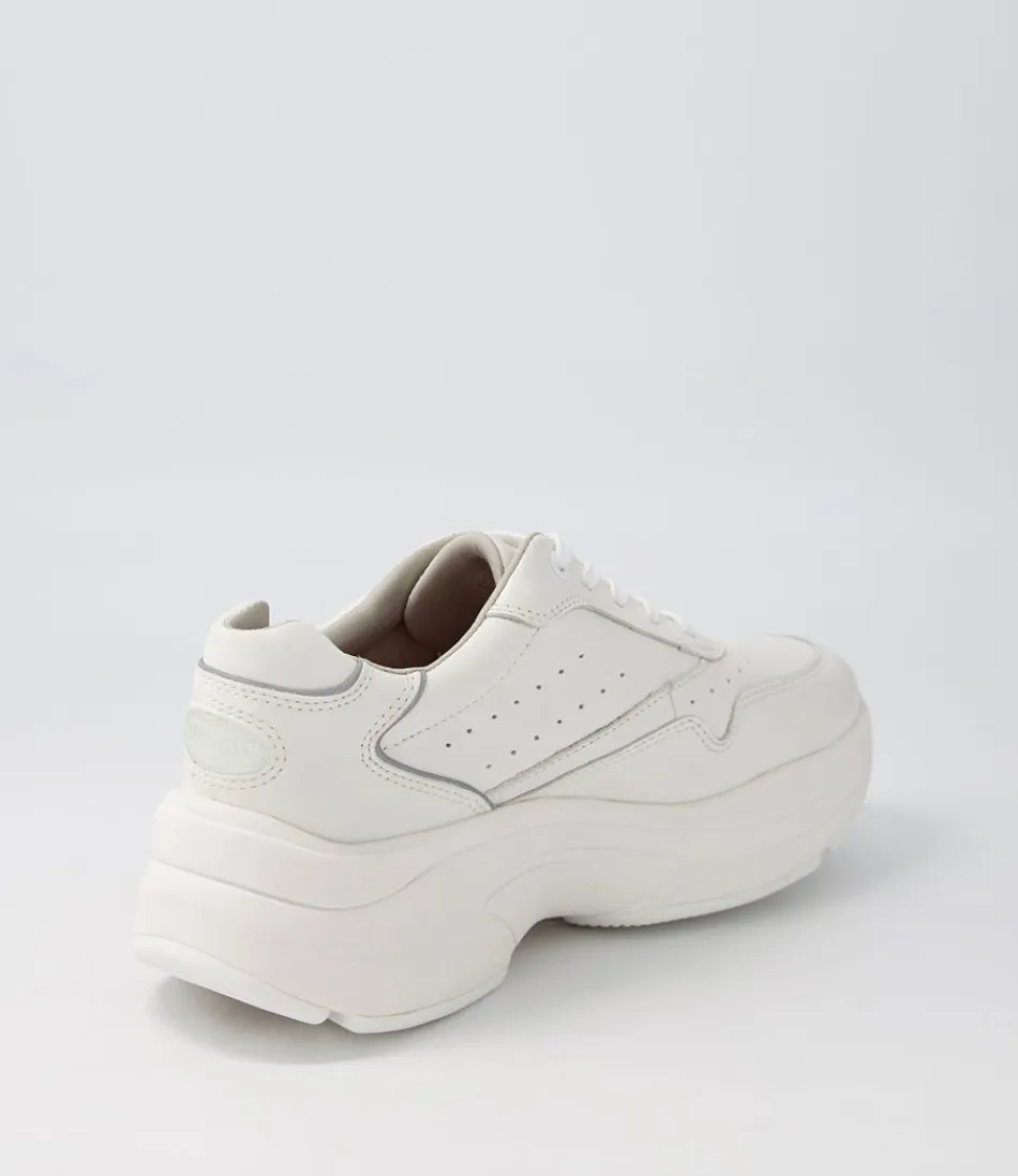 ROCKPORT Baskats Confort Pro pour Femme - Cuir Souple Blanc avec Semelle Ergonomique