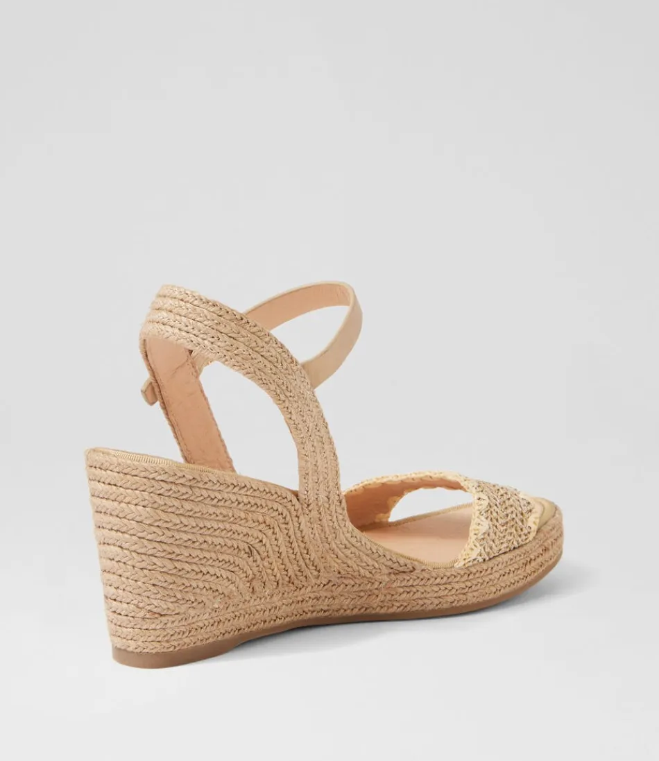 Espadrilles élégantes DJANGO & JULIETTE pour femme - Modèle Prophète Coffee Multicolore Tendance
