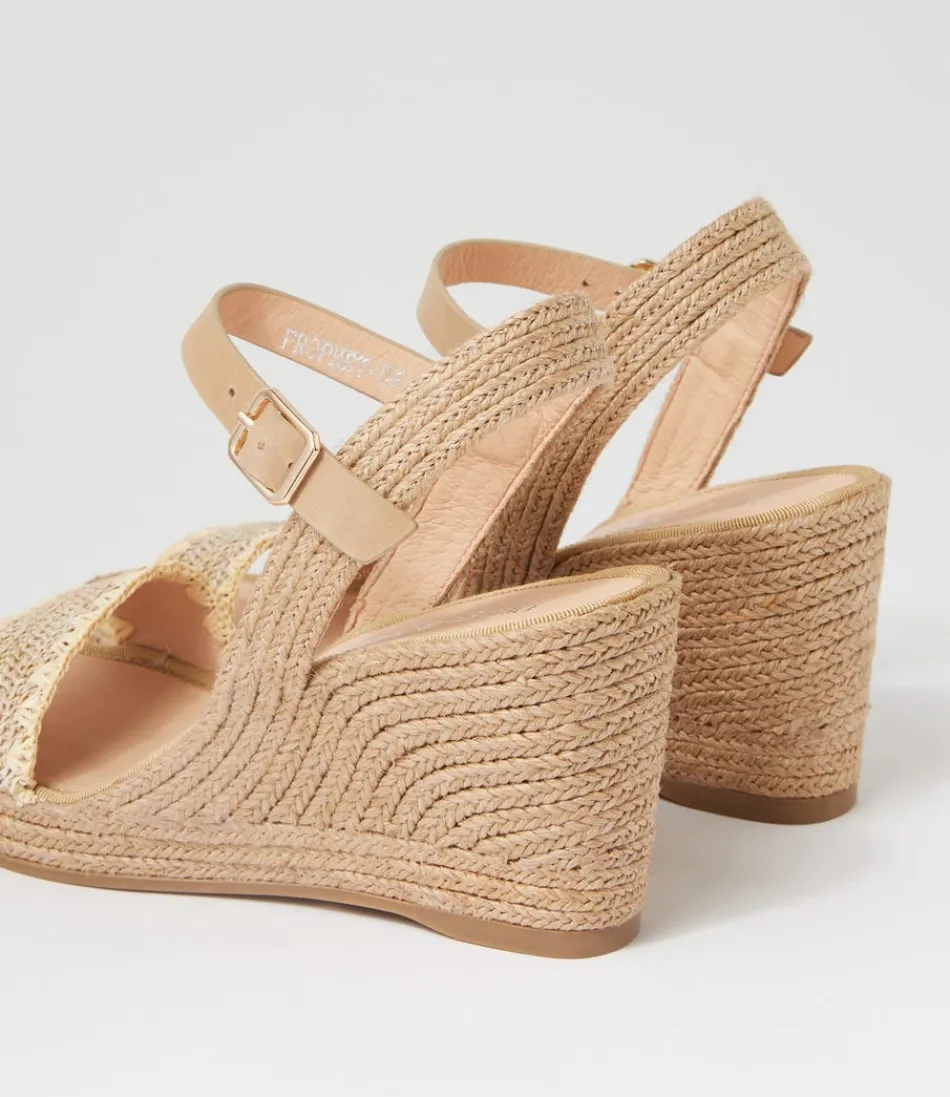 Espadrilles élégantes DJANGO & JULIETTE pour femme - Modèle Prophète Coffee Multicolore Tendance