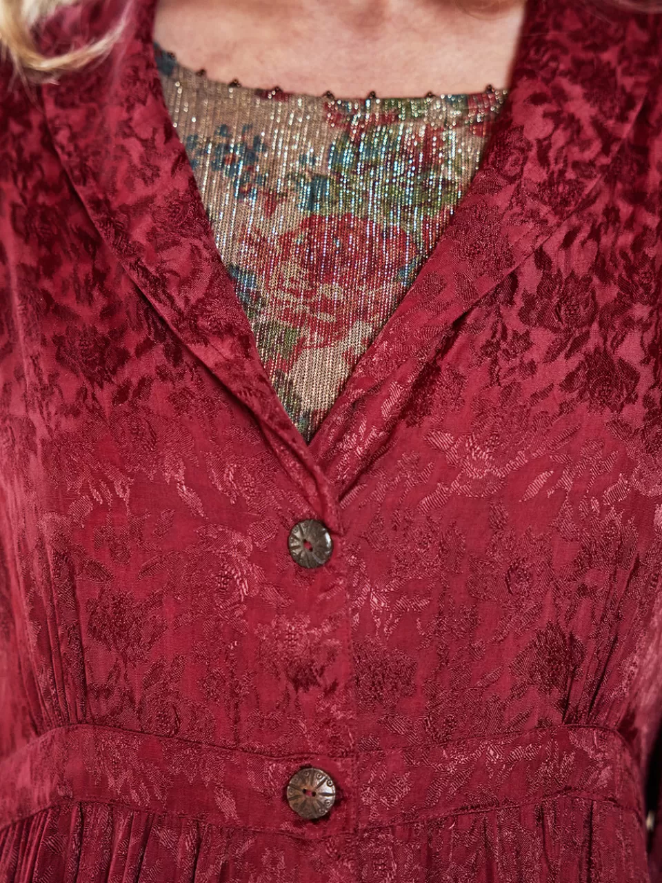 Robe d'été élégante - Rouge Rubis • Offre Spéciale April Cornell