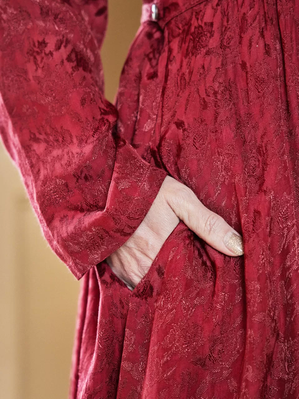 Robe d'été élégante - Rouge Rubis • Offre Spéciale April Cornell