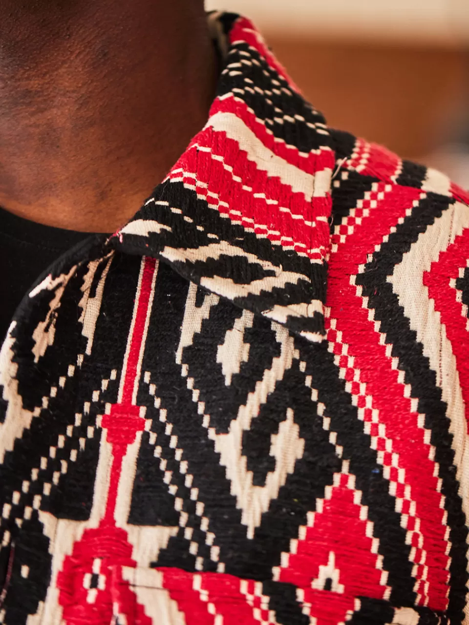 Boutique April Cornell - Veste Bohème en Jacquard « Lueur d'Aube », Conception Artisanale et Doublure Confortable