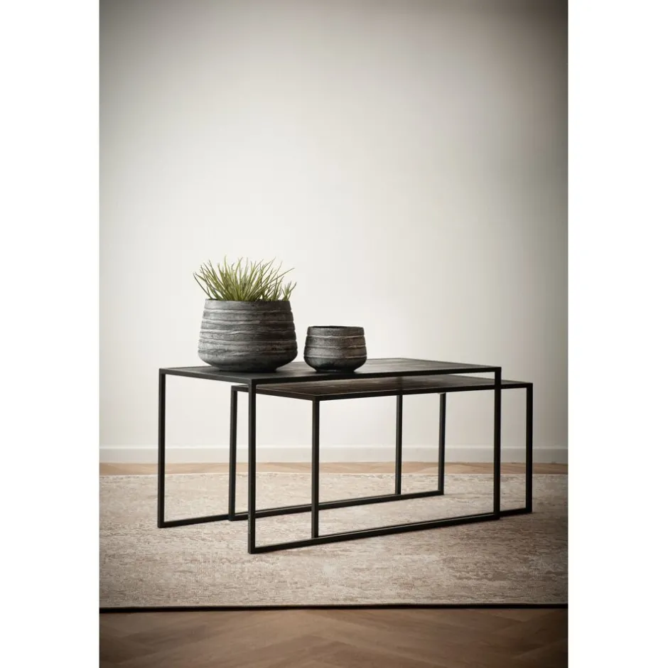 Cache-pot design ROCK en verre texturé - Support pour plantes d'intérieur Ø23cm x H16cm - Finition gris anthracite - Déco moderne et épurée pour votre intérieur