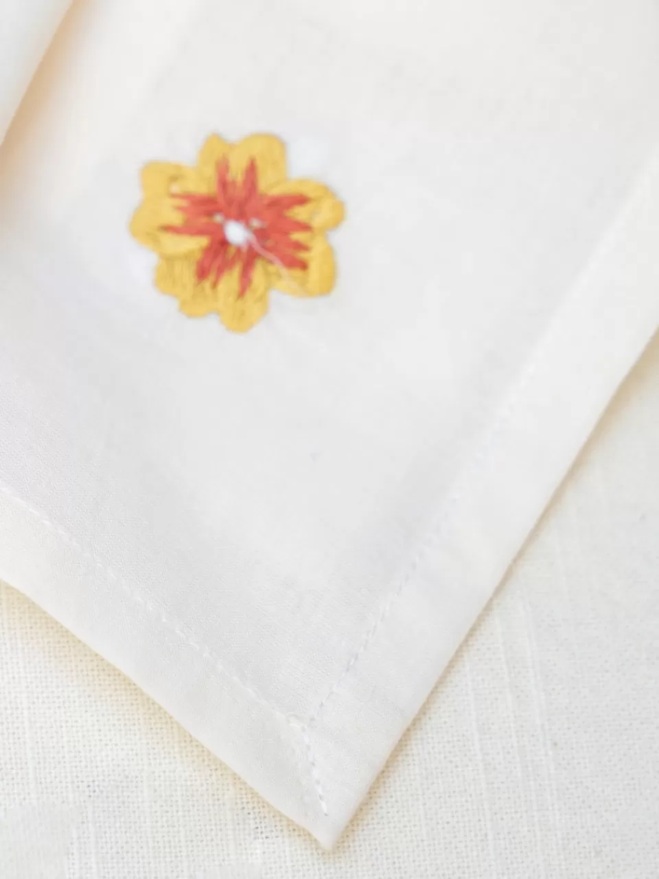 Linge de Thé Brodé Coq - Duo Élégant en Promotion Exclusivité April Cornell