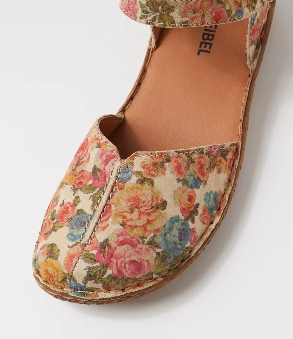 Escarpins plats femme JOSEF SEIBEL Rosalie 42 en cuir souple - Coloris beige nuancé - Confort optimal pour vos journées