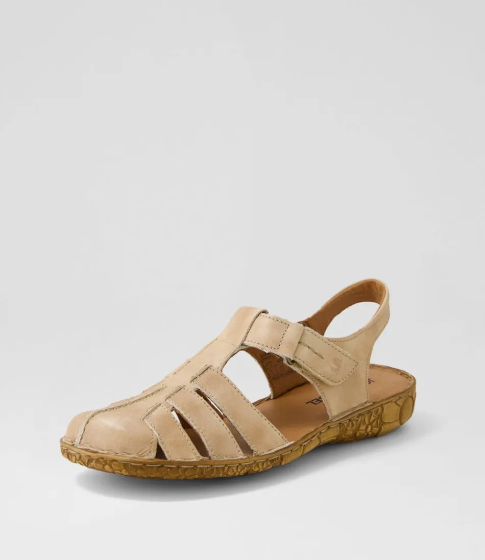 Escarpins femme JOSEF SEIBEL Rosalie 48 - Cuir souple crème avec semelle confort  
Modèle intemporel pour marche légère, détails texturés et élégance discrète